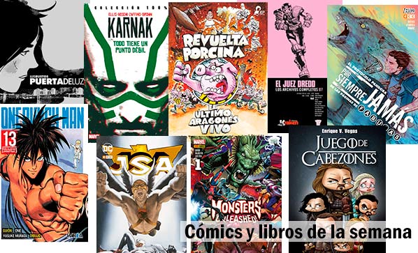 Novedades cómics y libros de la semana